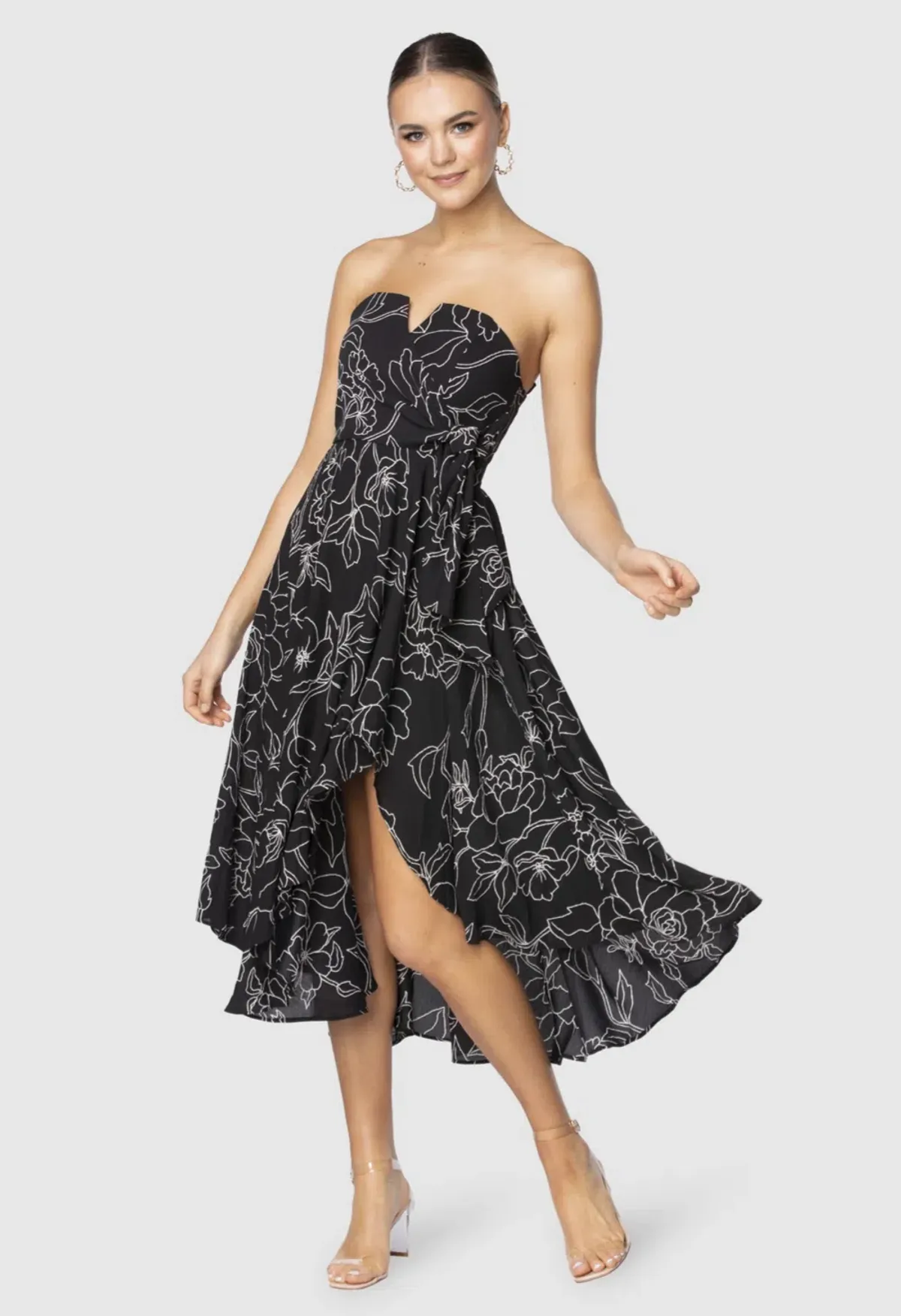 Pilgrim Black Carly dress Size 8 - Image 1