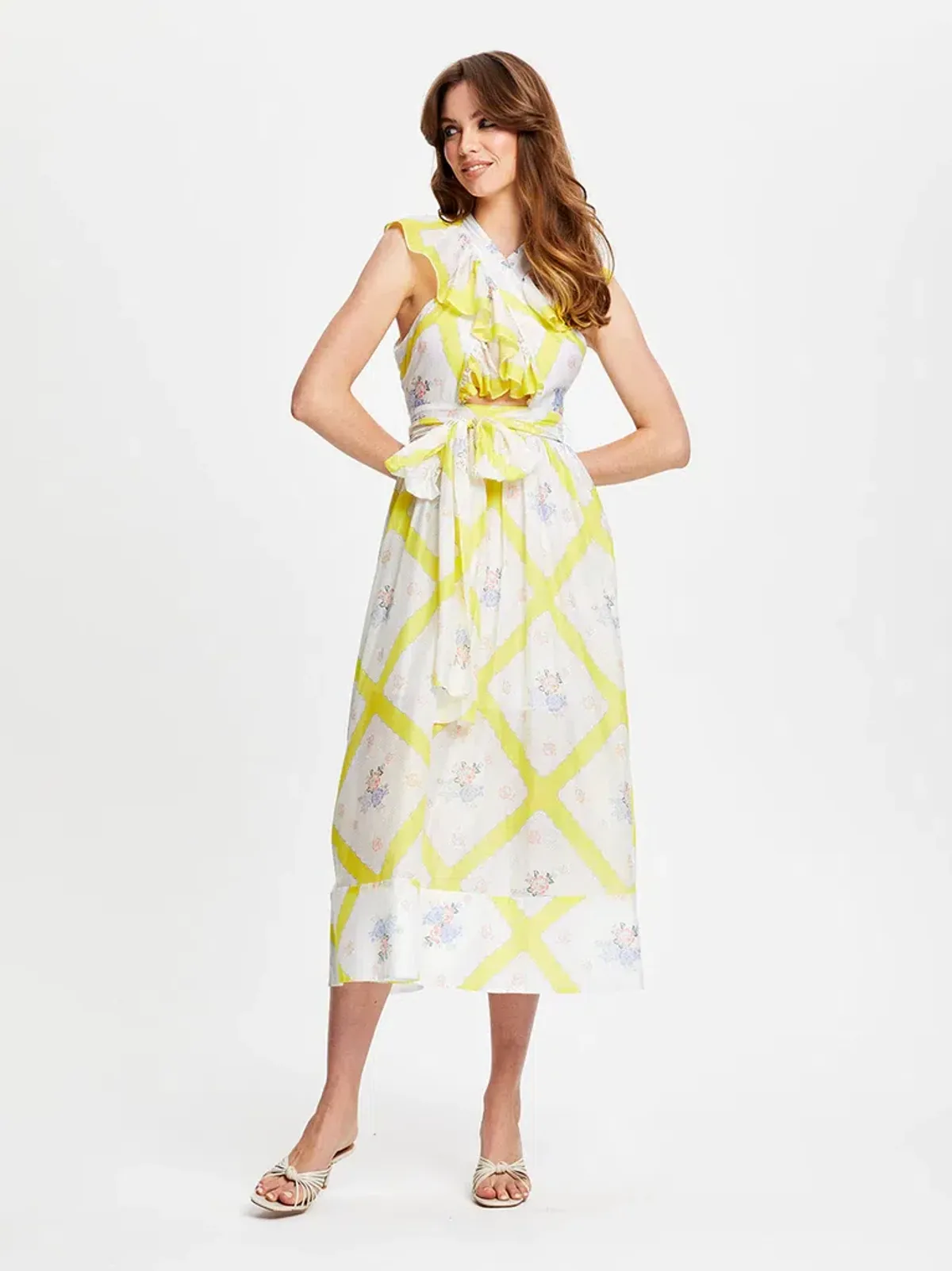 Alice McCall LA Girl Midi Dress Print Size 8 - Image 1