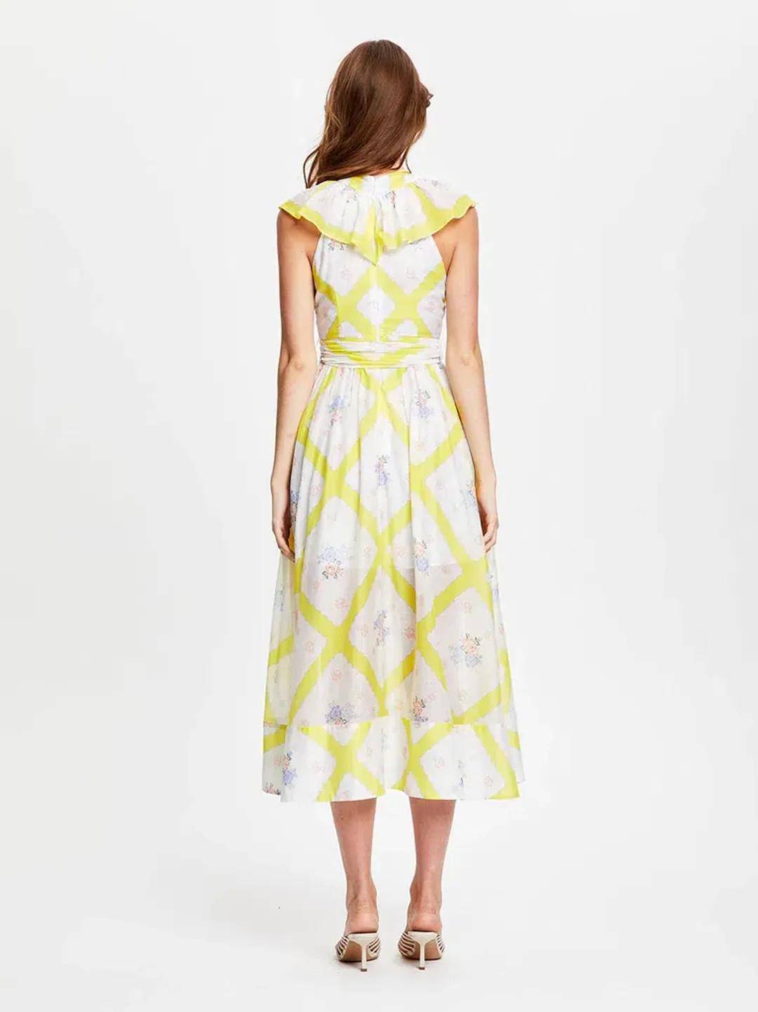 Alice McCall LA Girl Midi Dress Print Size 8 for rent on The Volte - main image