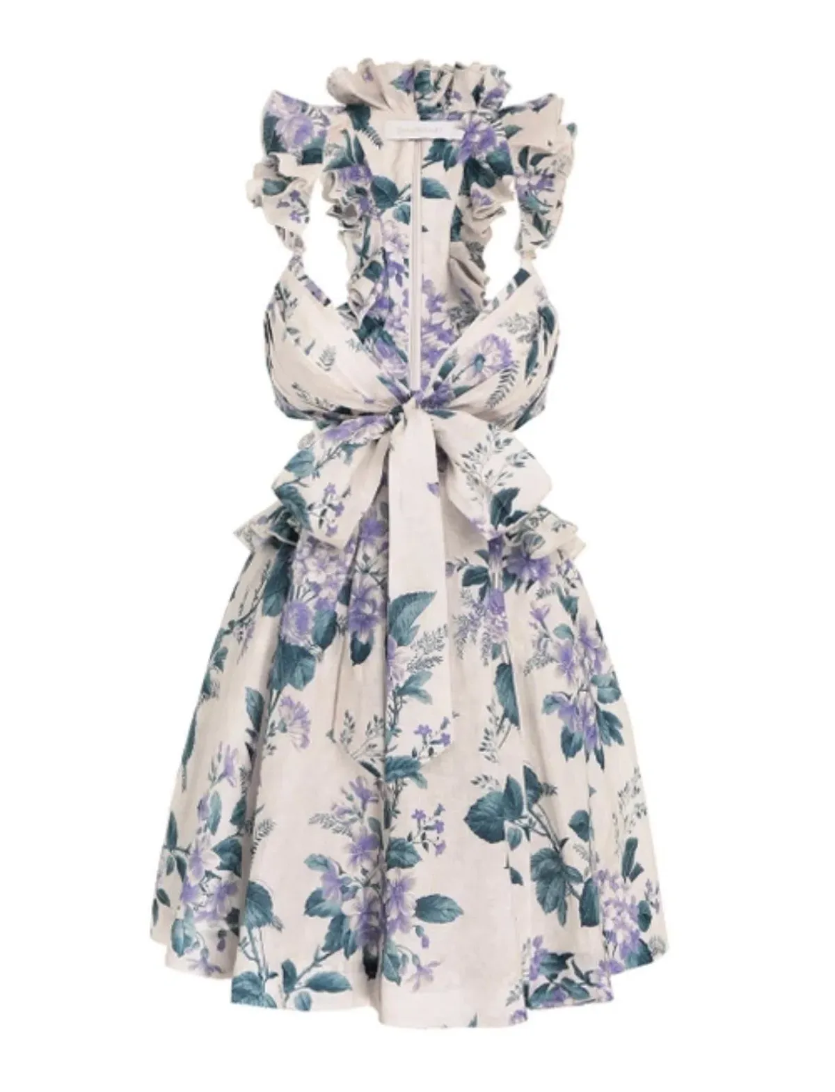 Zimmermann Cassia Ruffle Mini Dress - Image 3