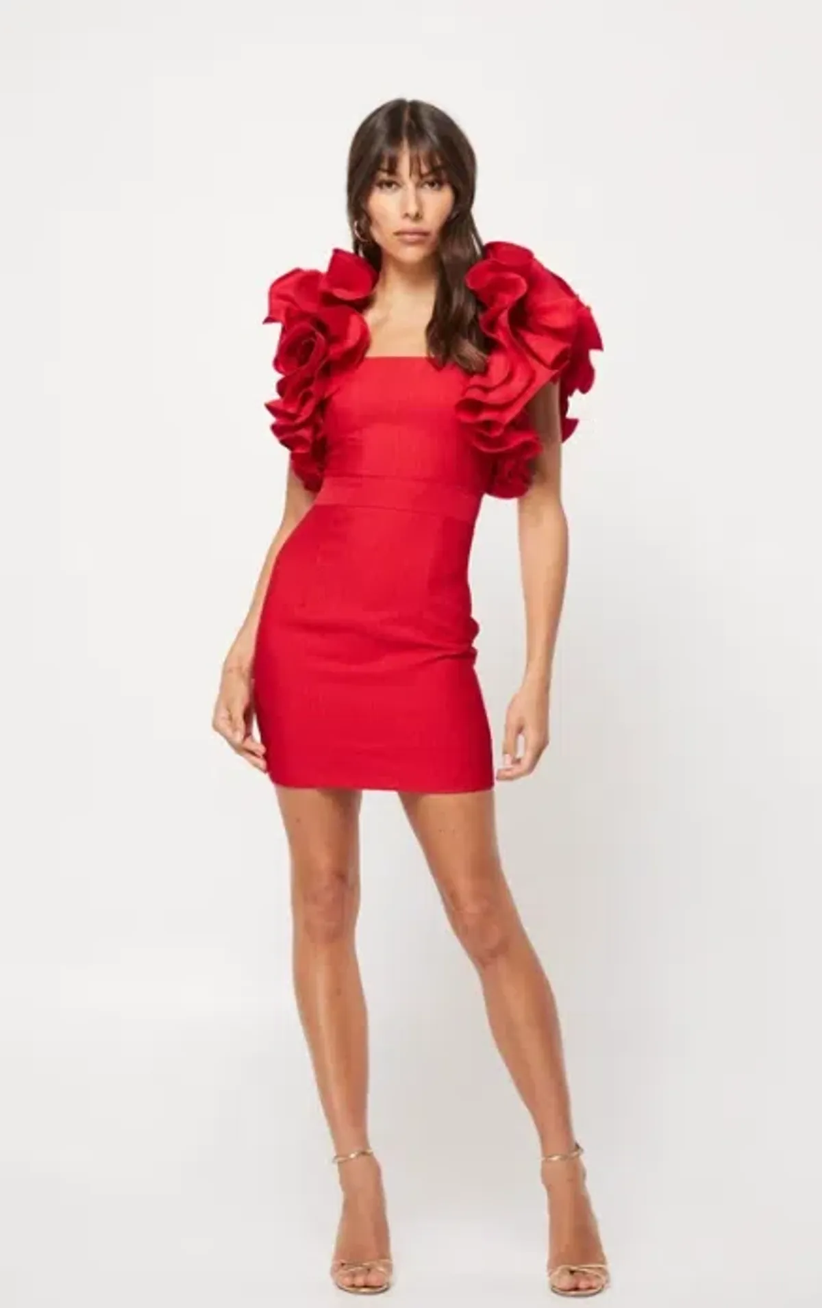 Mossman Raw Vision Mini Dress Red Size 12 - Image 1