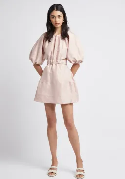 Aje Psychedelia Cut Out Mini Dress Blush Size 8 for rent on The Volte - image 1