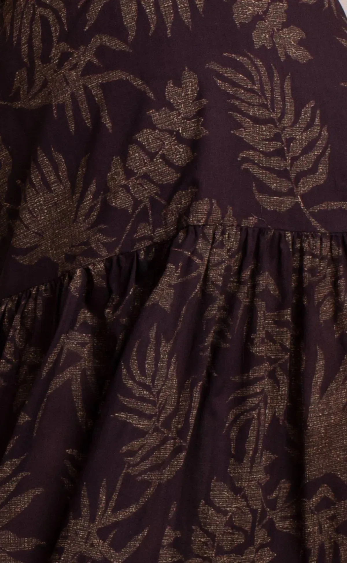 Bec & Bridge Desert Palm Top and Maxi Skirt Set Print Size 8 - Image 5