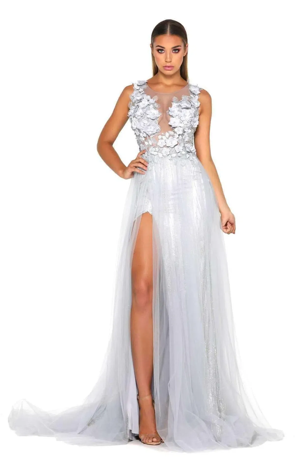 Portia and Scarlett Berta Gown Ice Size L / AU 12 - Image 2