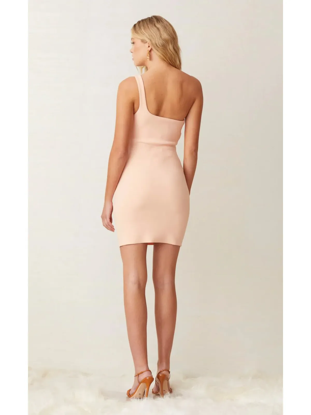 Bec & Bridge Ruby Mini Dress Peach Size AU 6 - Image 3
