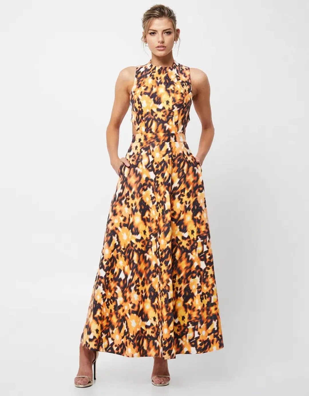 Mossman Inner Guidance Maxi Dress Print Size 12 for rent on The Volte - main image