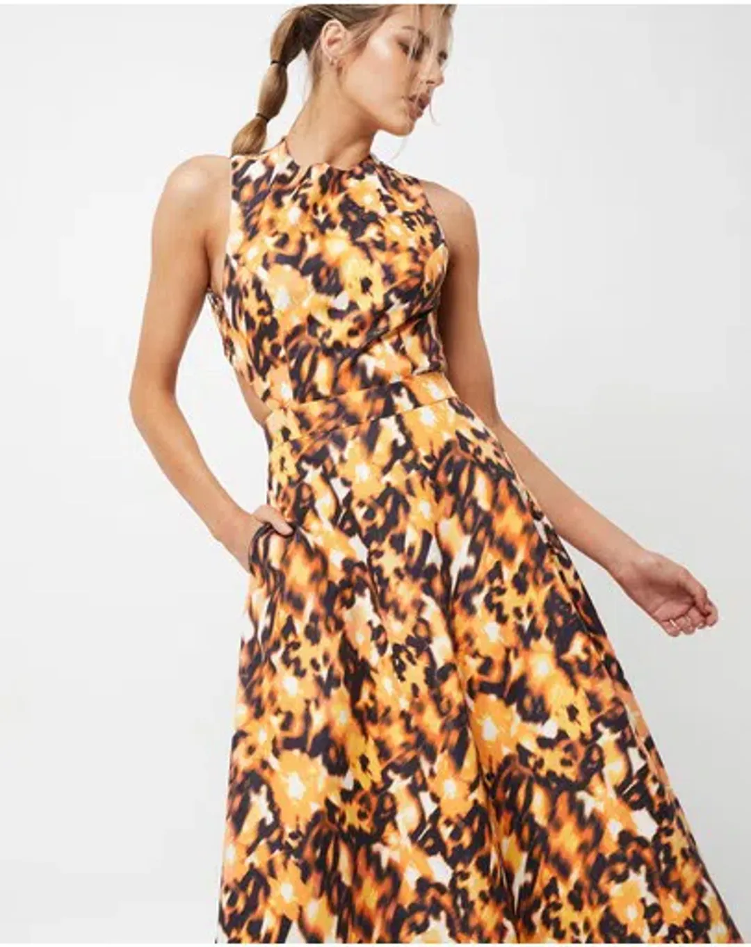 Mossman Inner Guidance Maxi Dress Print Size 12 for rent on The Volte - main image
