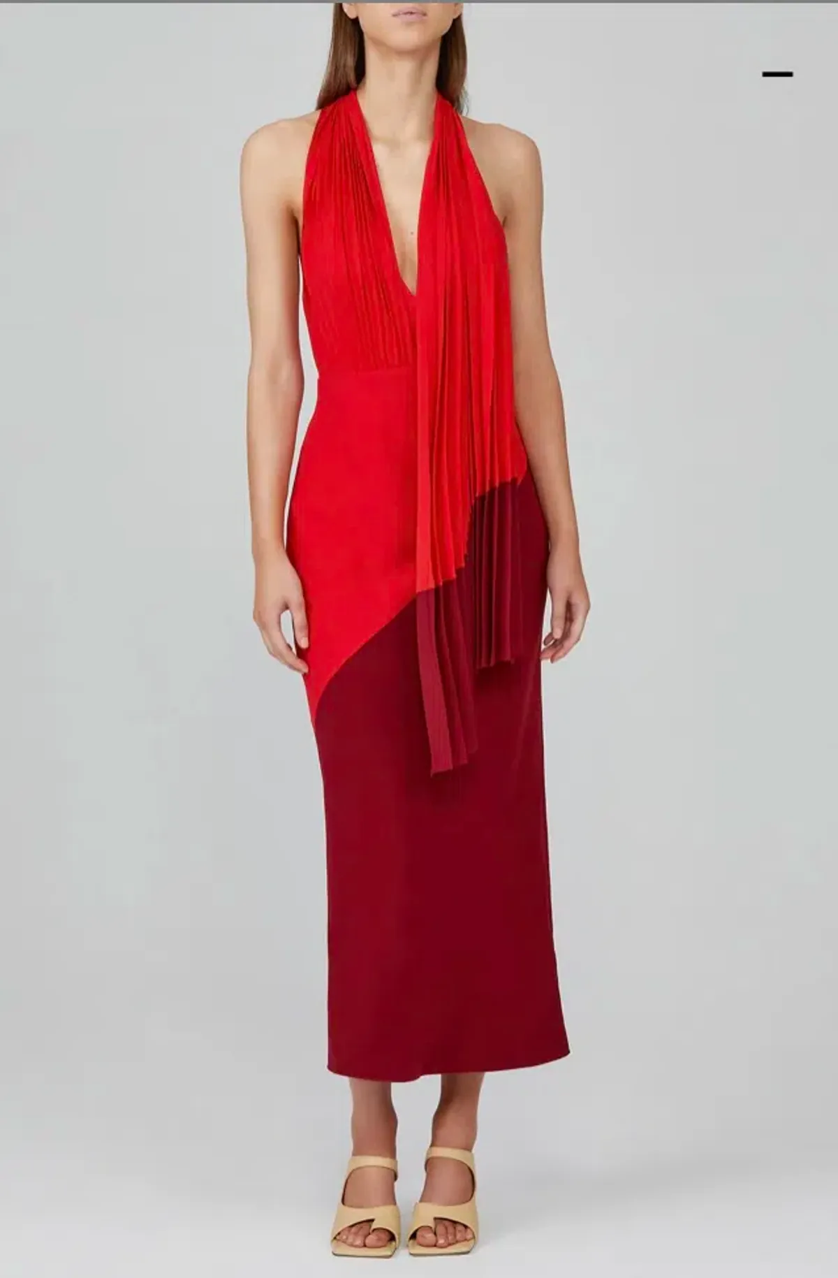 Acler Flora Dress Red Size 8 - Image 3