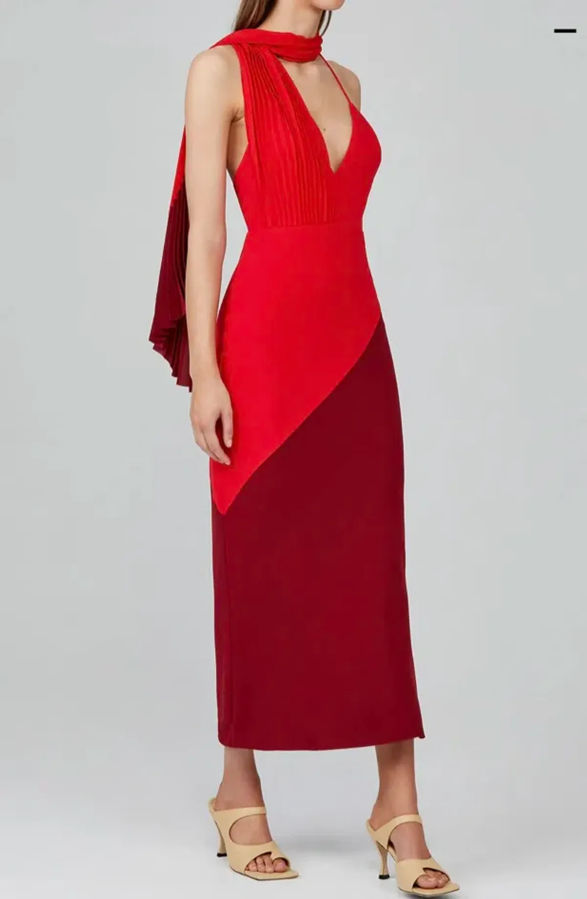 Acler Flora Dress Red Size 8 - Image 1