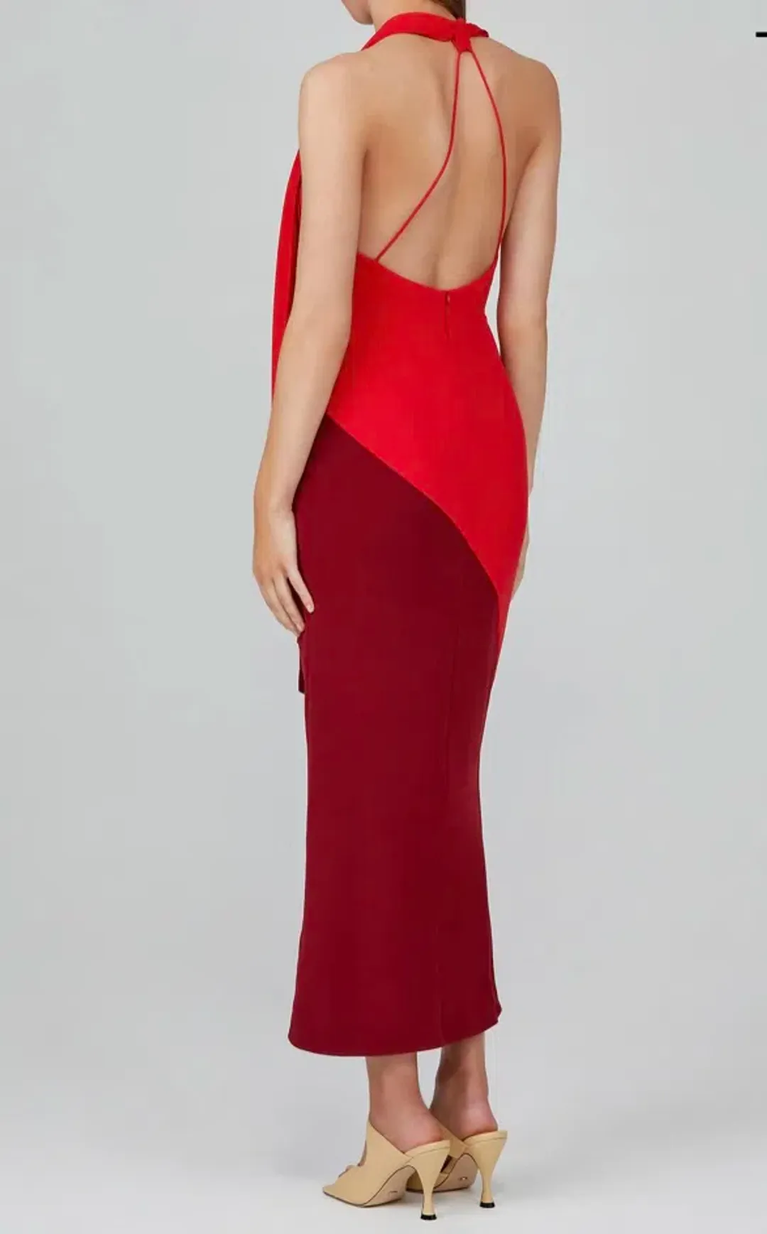 Acler Flora Dress Red Size 8 for rent on The Volte - main image