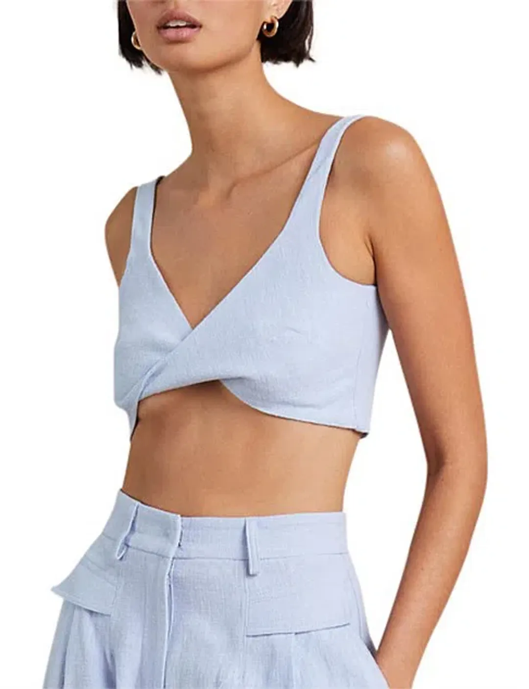 Bec and Bridge Phoebe Top and Pants Set Blue Size 8 for rent on The Volte - main image