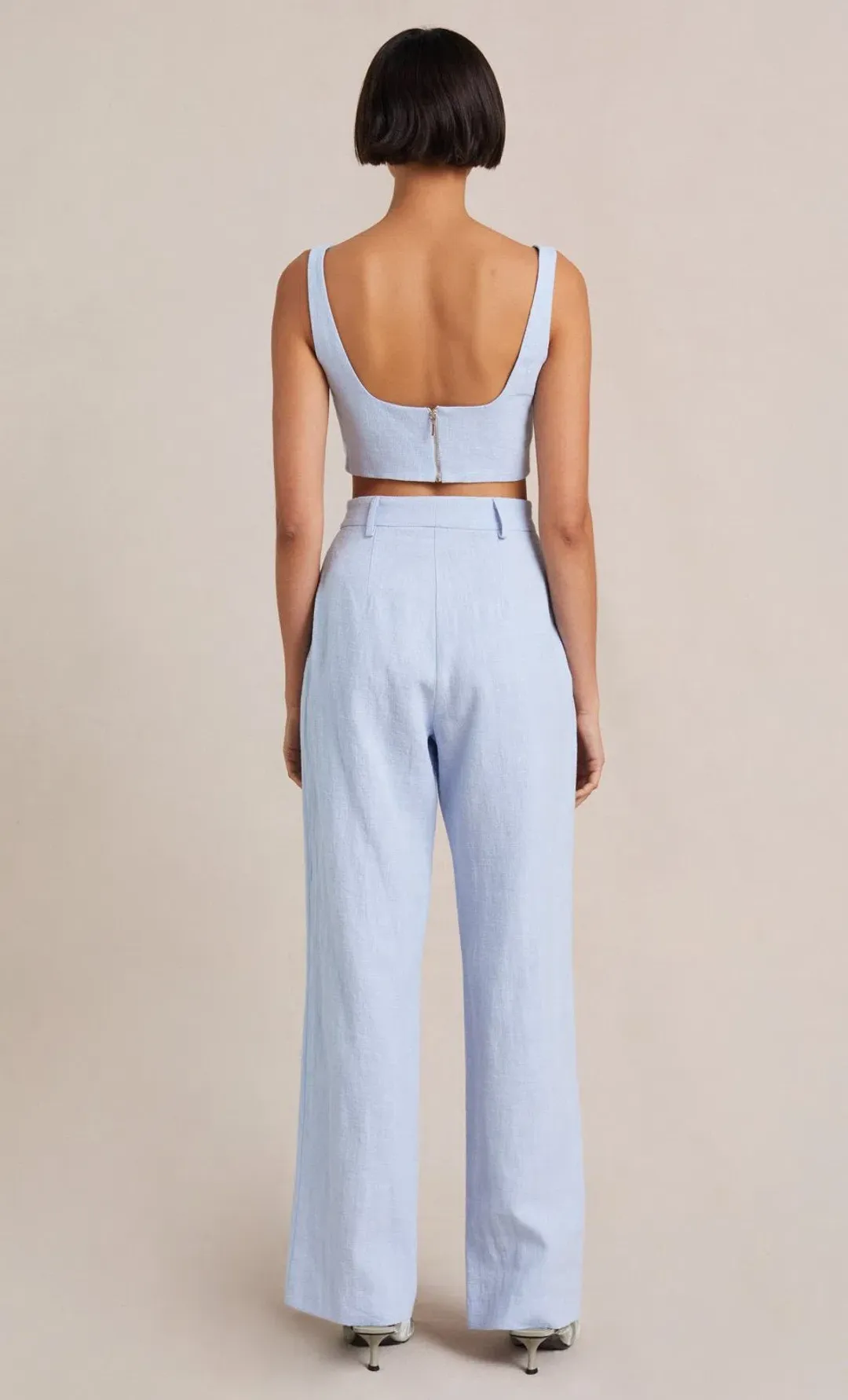 Bec and Bridge Phoebe Top and Pants Set Blue Size 8 for rent on The Volte - main image