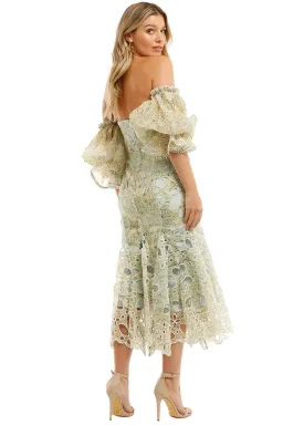 Acler Holland Dress Green Size 6 for rent on The Volte - image 3