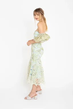 Acler Holland Dress Green Size 6 for rent on The Volte - image 6