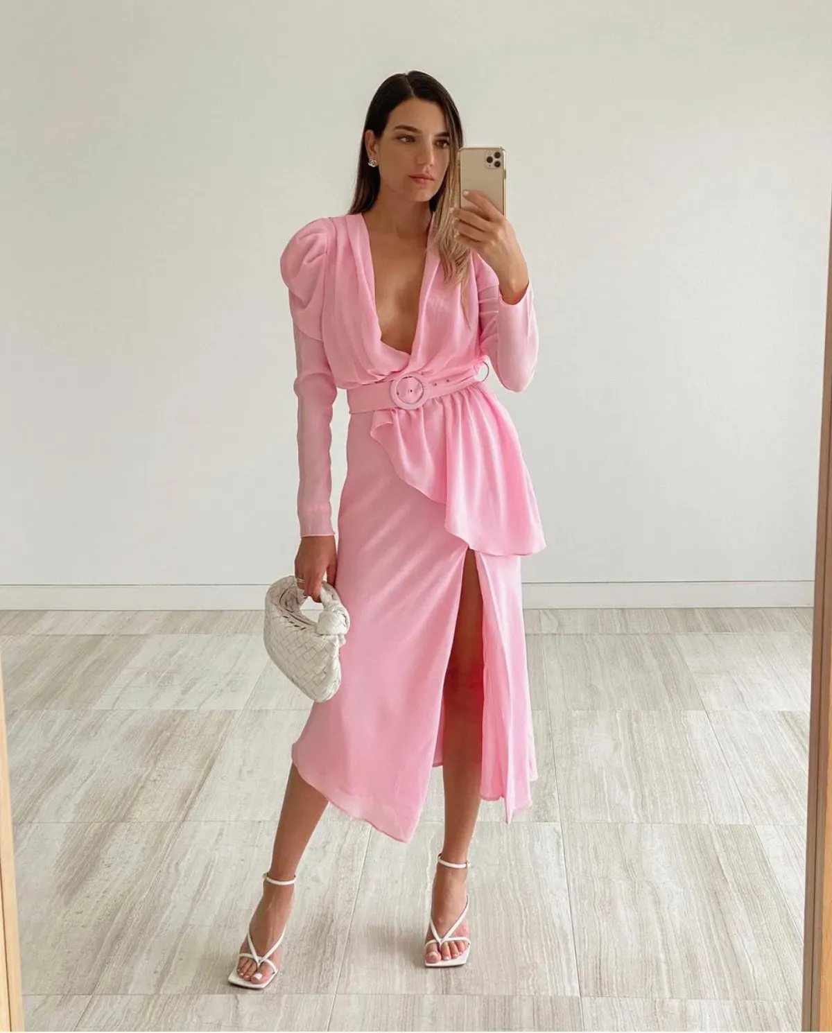 MISHA Paula Dress Sugar Pink Size 6/XS - Image 3