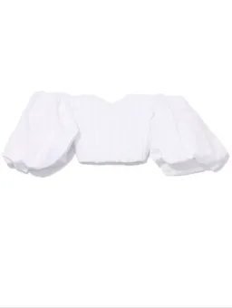 Ellery Bachelorette Rouched Corset Top White Size 10 for rent on The Volte - image 5