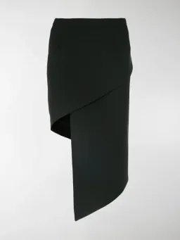 Vetements Asymmetric Fitted Skirt Black Size 8 for rent on The Volte - image 3