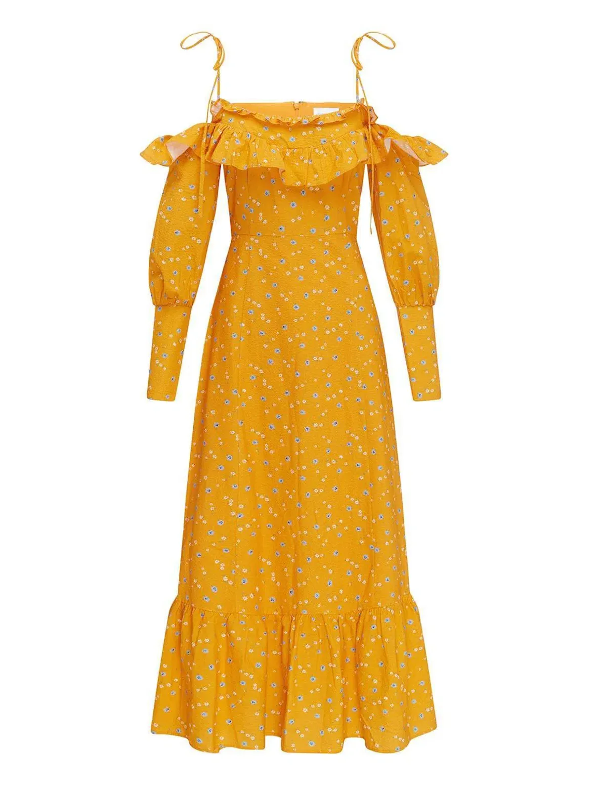 Alice McCall Limonata Midi Dress Apricot Size 8 - Image 3