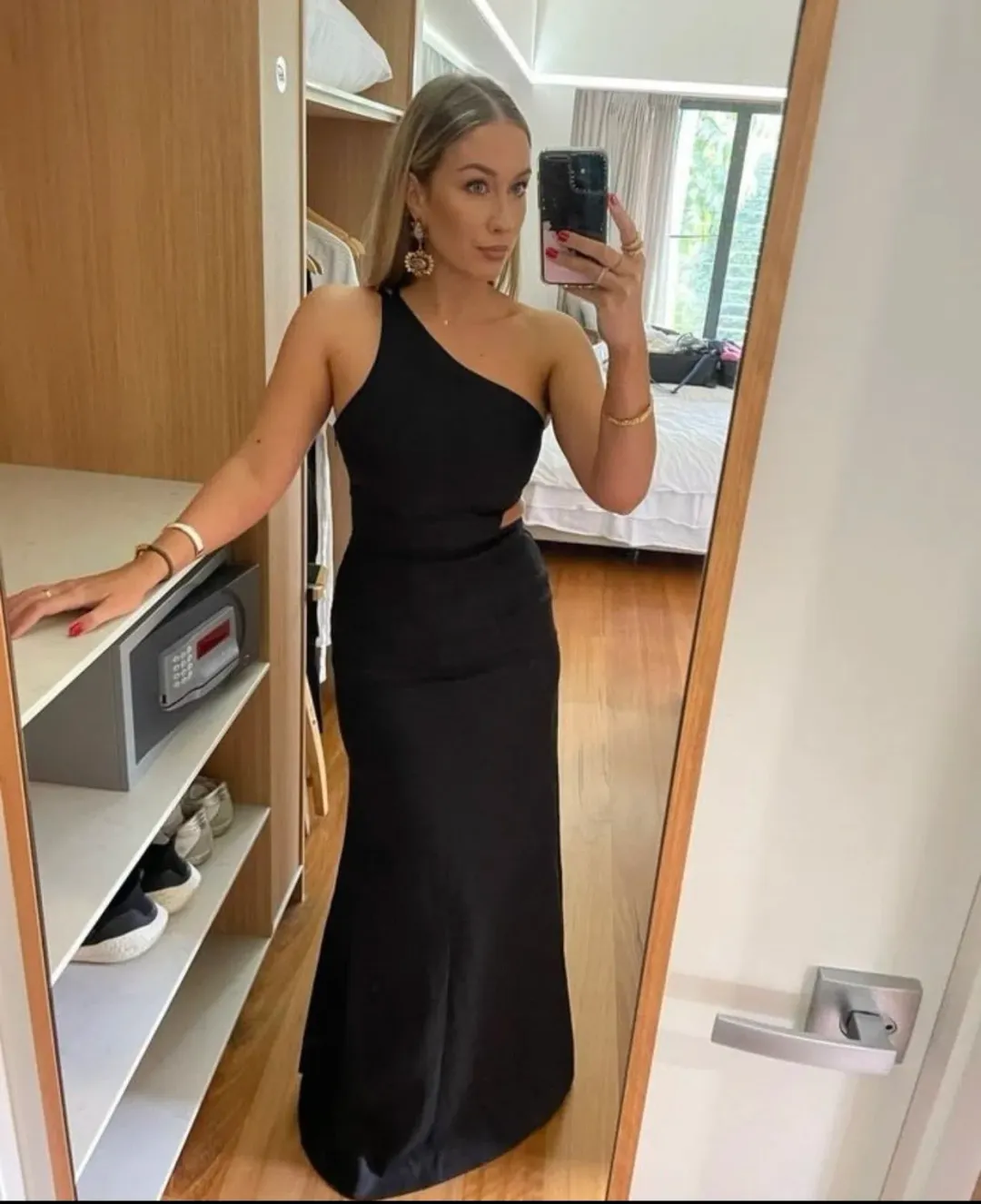 Rachel Gilbert Byron Maxi Dress in Black Size 8 for rent on The Volte - main image