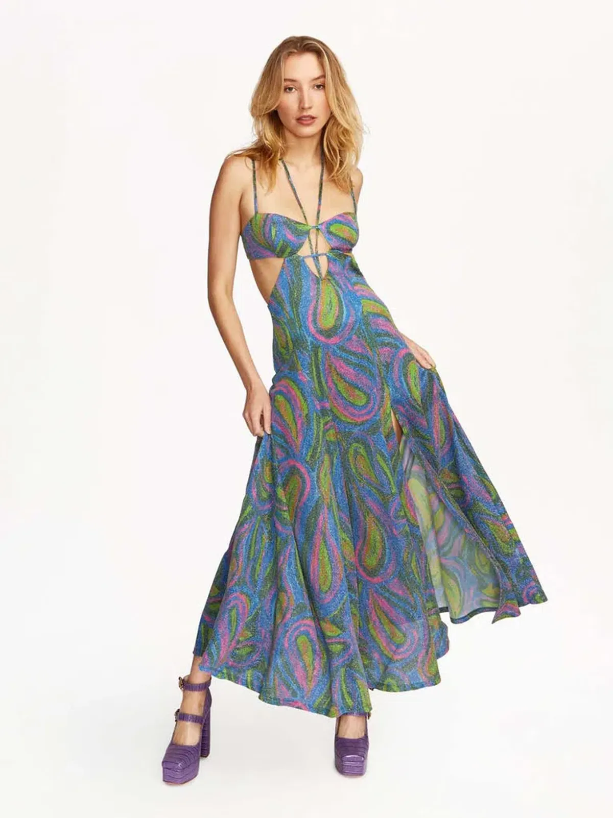 Alice McCall Swan Lake Midi Dress Print Size 8 - Image 2