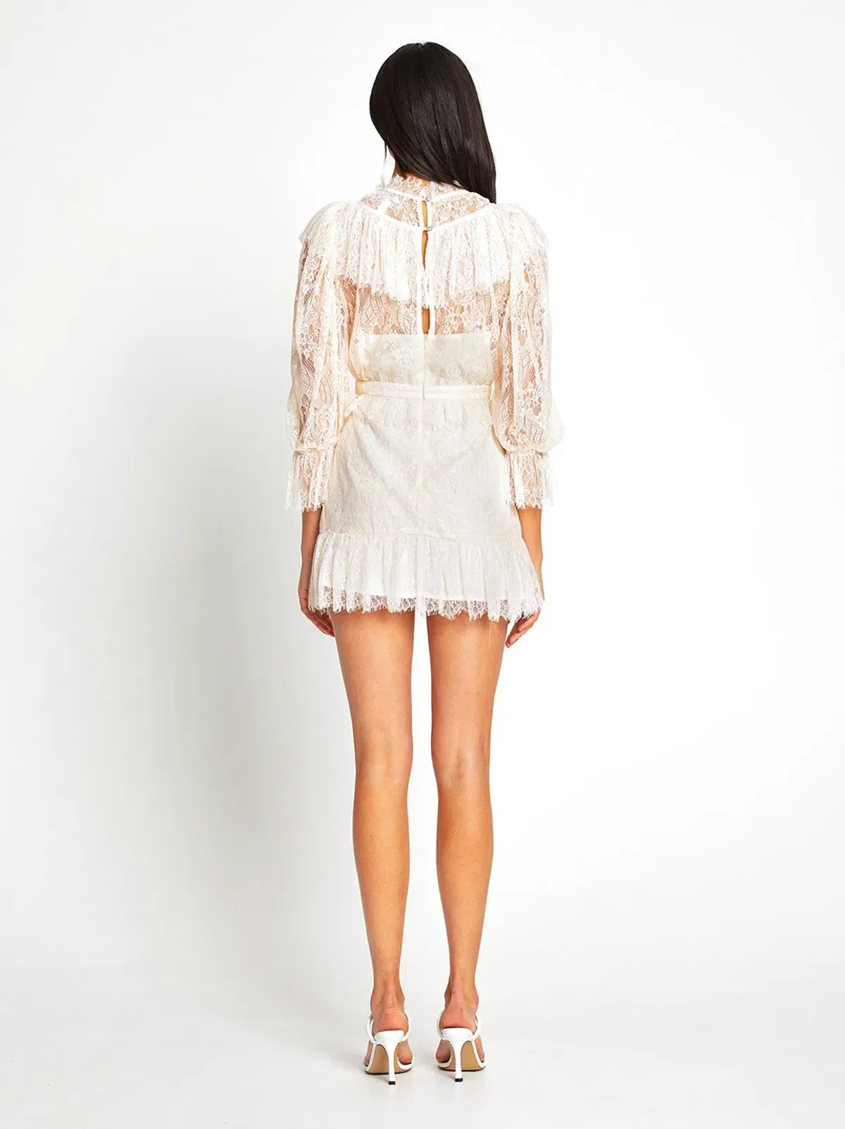Alice McCall Love My Way Mini Dress Cream Size AU 8 - Image 4