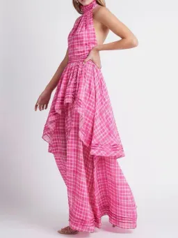 Aje Bungalow Sienna Dress Pink Size 12 for rent on The Volte - image 2
