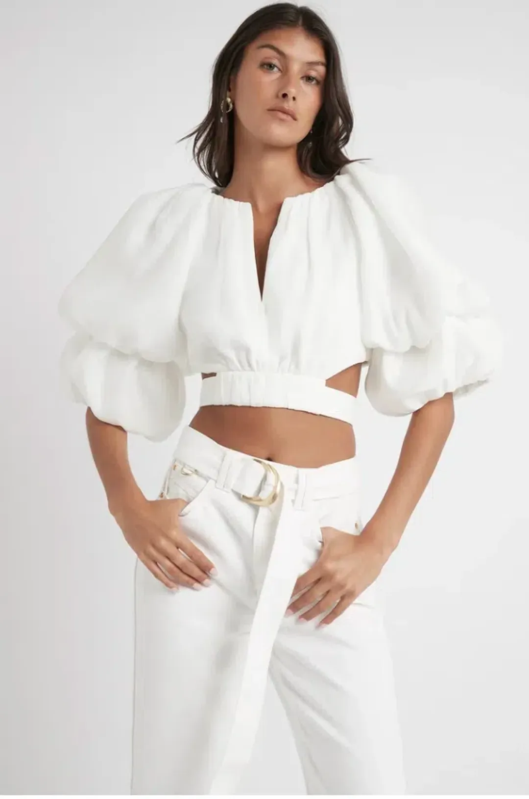 Aje Impression Top White Size 8 for rent on The Volte - main image
