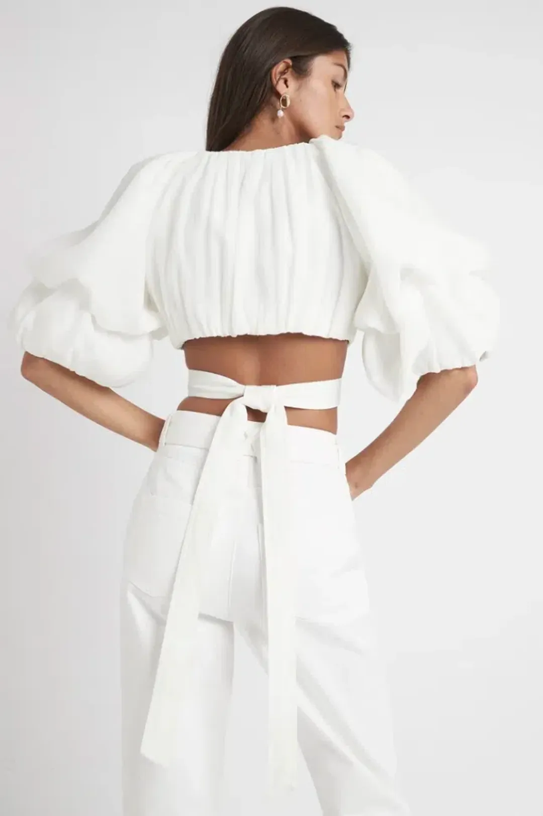 Aje Impression Top White Size 8 for rent on The Volte - main image