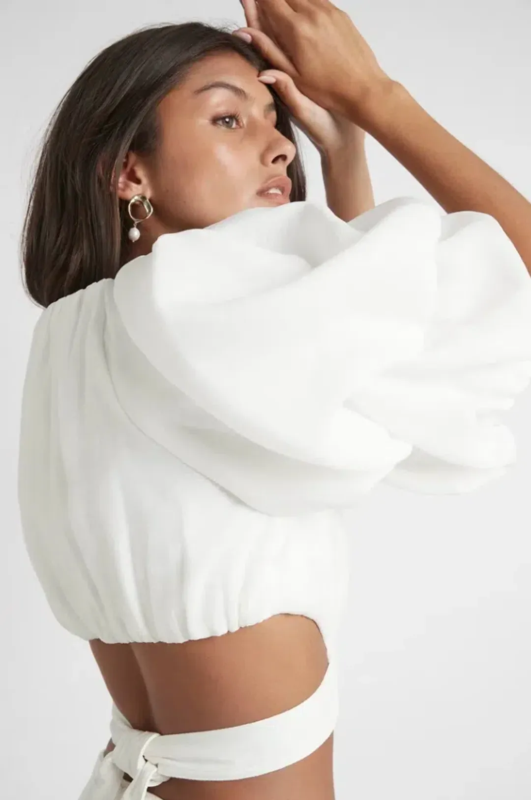Aje Impression Top White Size 8 for rent on The Volte - main image