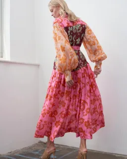 Alemais Luis Dress Print Size 6 for rent on The Volte - image 4