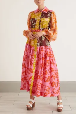 Alemais Luis Dress Print Size 6 for rent on The Volte - image 1