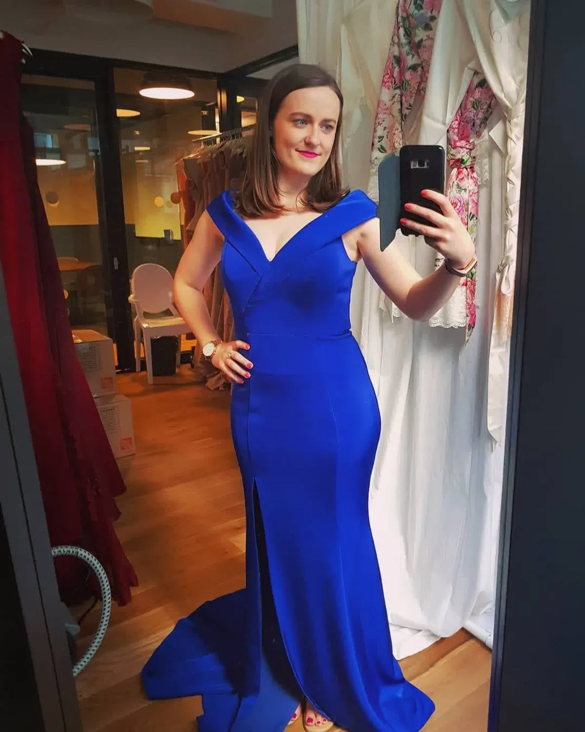 Jadore JX003 Gown Blue Size 10 - Image 2