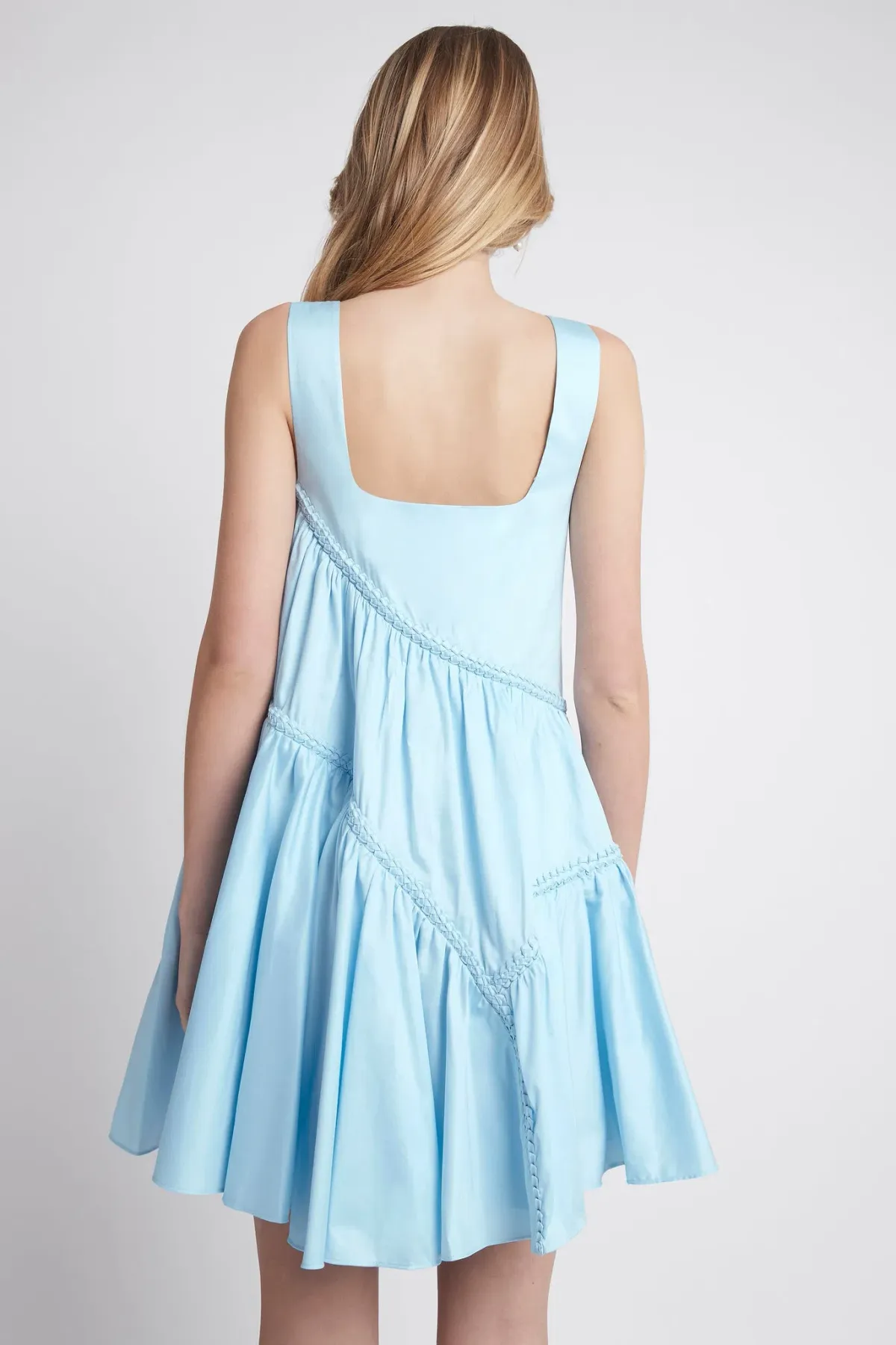 Aje Casabianca Sleeveless Braided Dress Blue Size 4 - Image 4