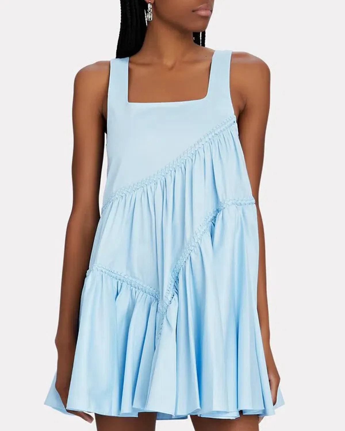 Aje Casabianca Sleeveless Braided Dress Blue Size 4 - Image 5
