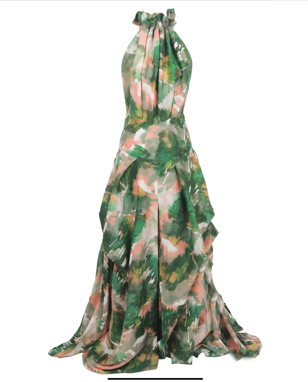 Ginger & Smart Aquarelle Gown Print Size 8 for rent on The Volte - main image