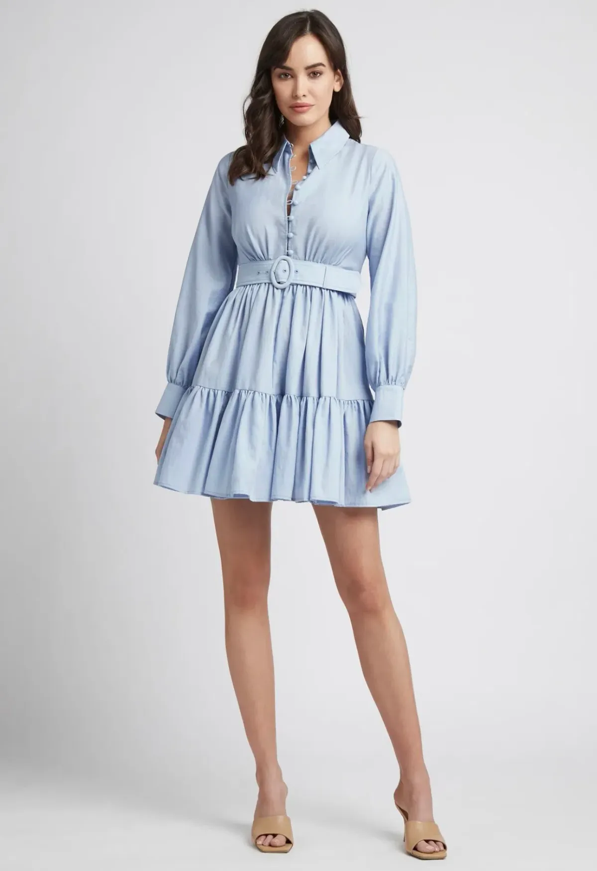 Sheike Abigail Dress Blue Size 8 for rent on The Volte - main image