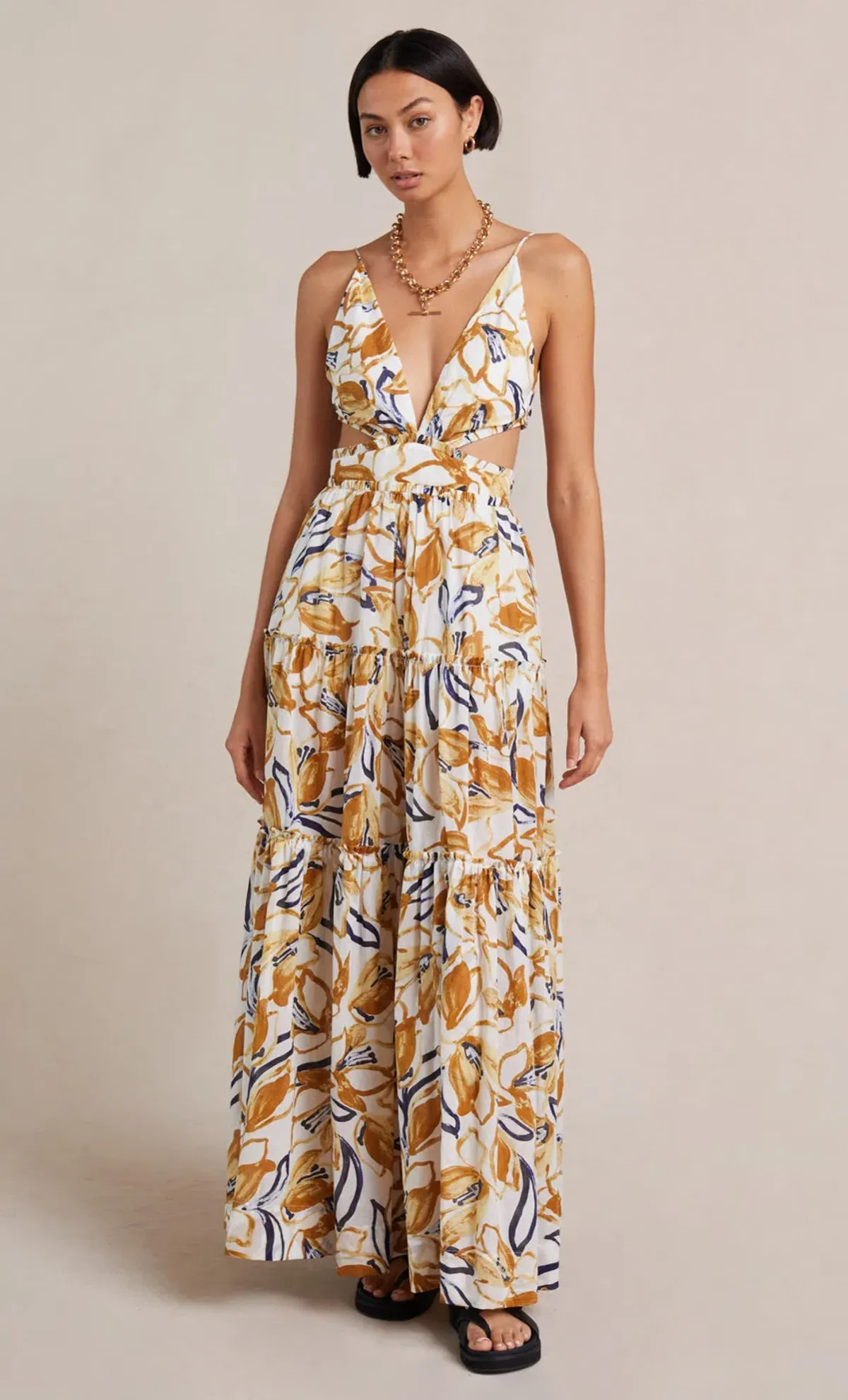 Bec & Bridge Eugenie Maxi Dress Print Size 10 - Image 2