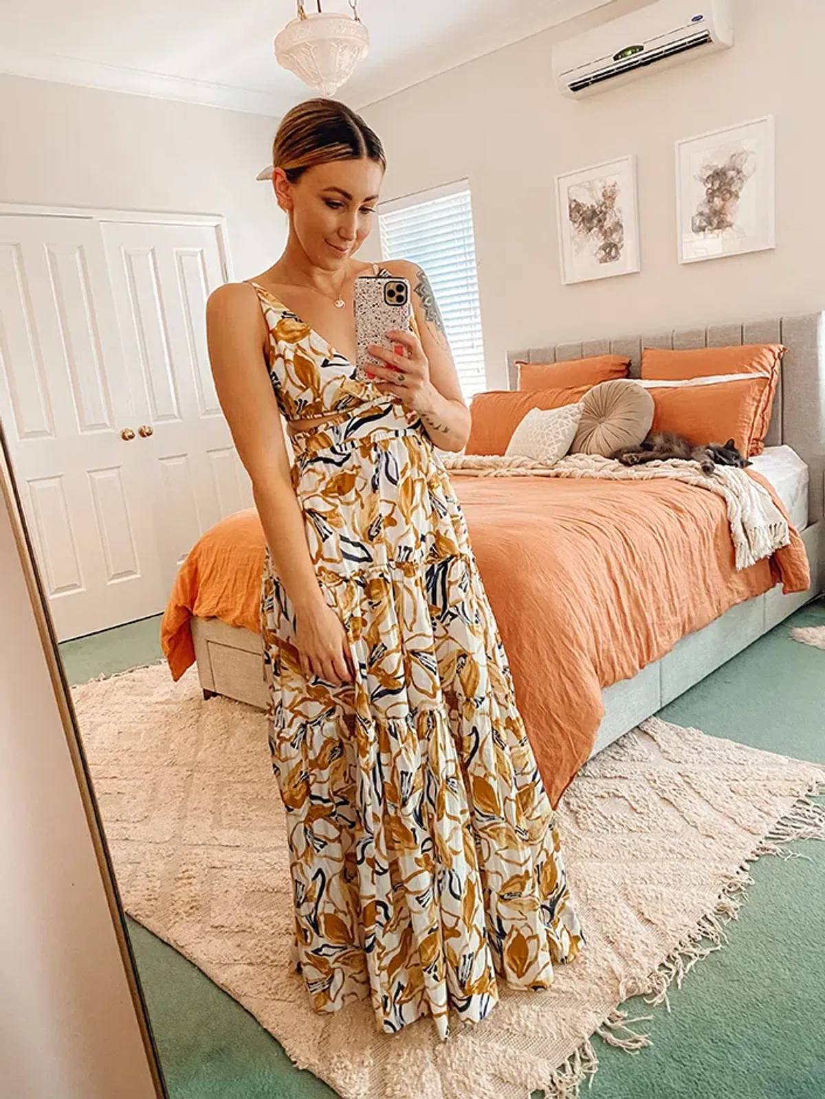 Bec & Bridge Eugenie Maxi Dress Print Size 10 - Image 7