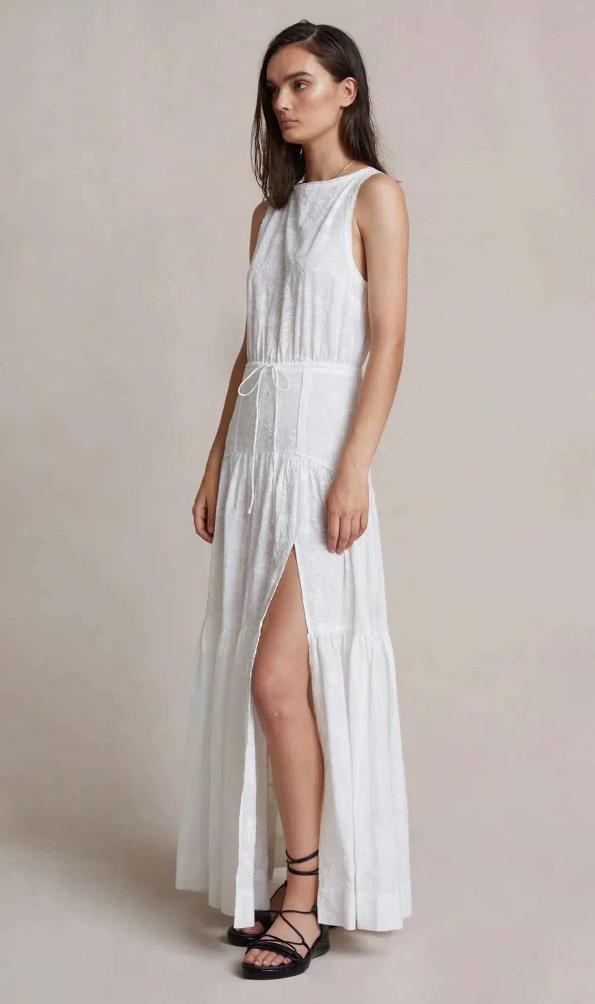Bec & Bridge Sierra Maxi Dress Ivory Size 10 - Image 2