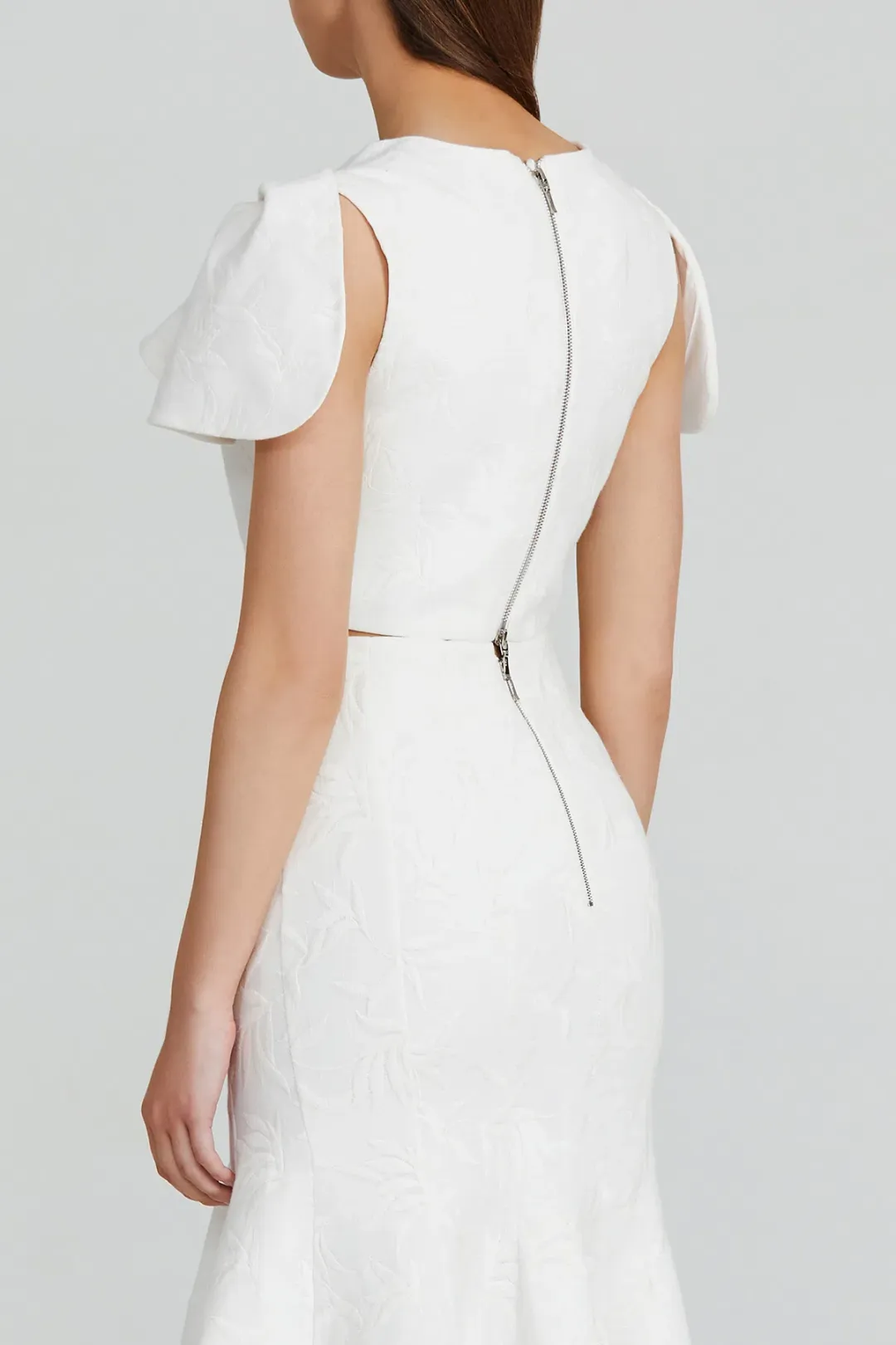 Acler Beverley Crop Top White Size 6 for rent on The Volte - main image