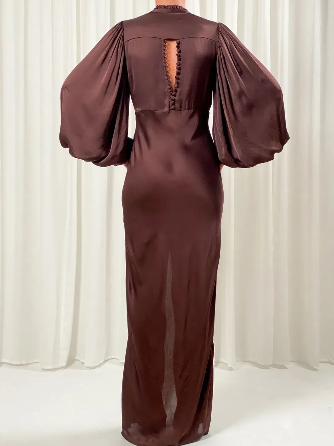 Birgitte Herskind Shila Dress Brown Size 8 for rent on The Volte - main image