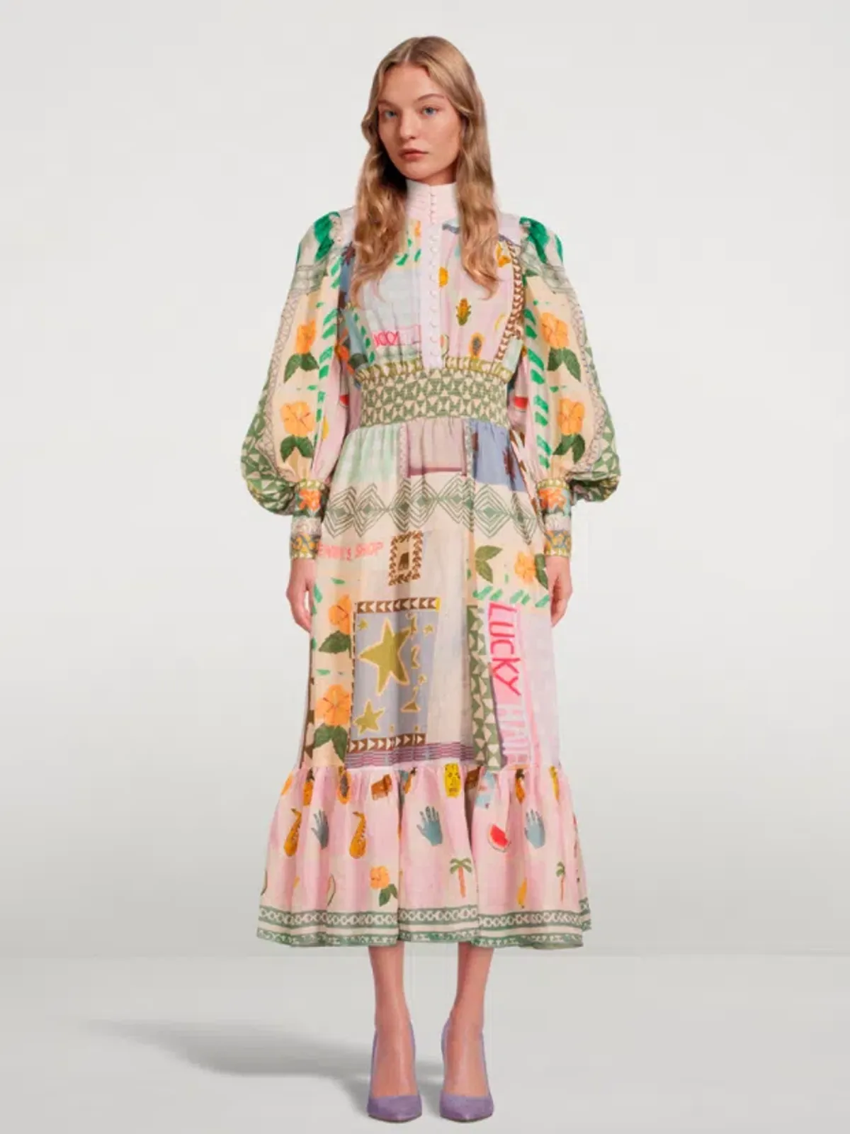 Alemais Emma Gale Shirt Dress Print Size 10 - Image 1