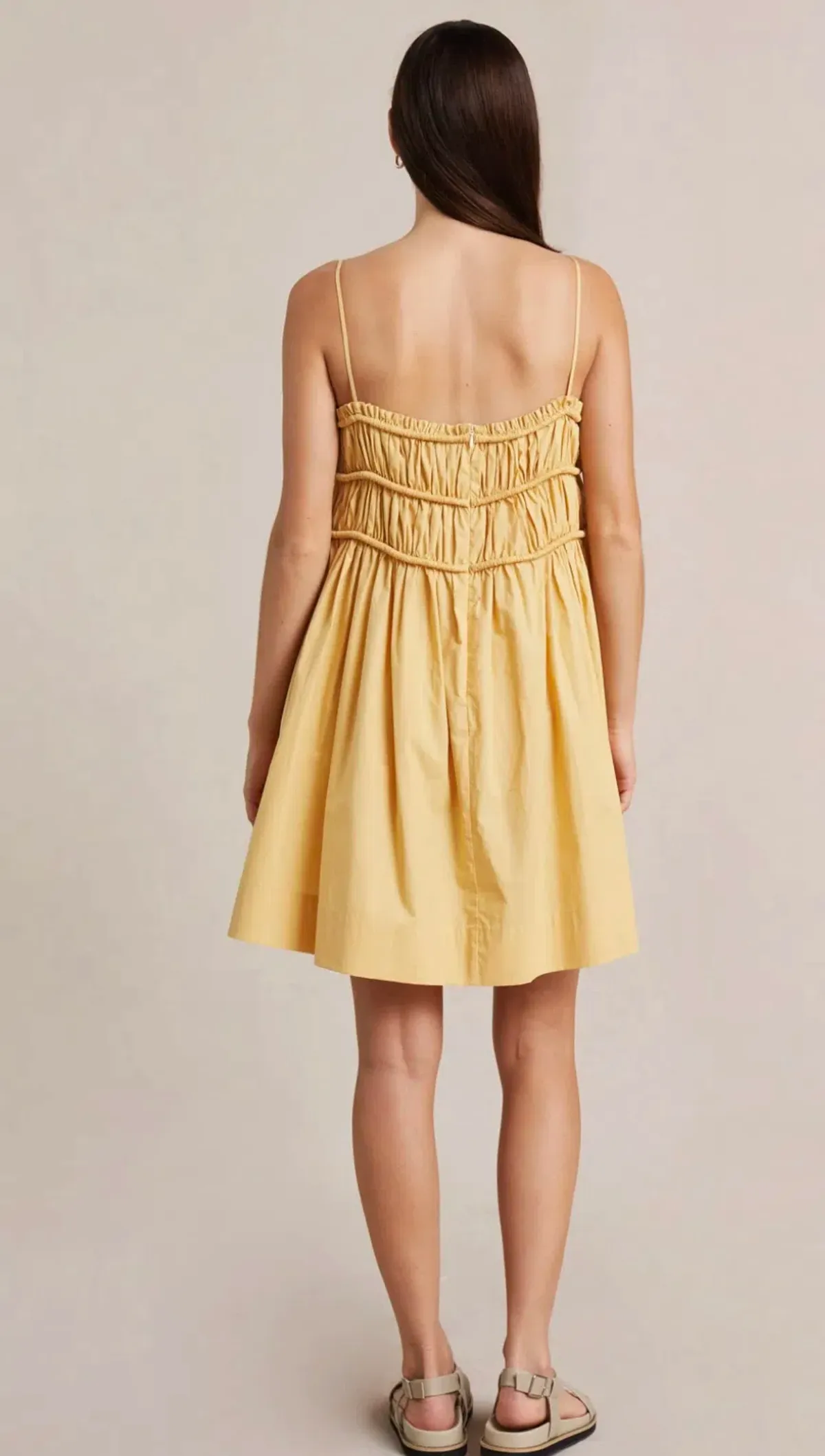 Bec & Bridge Eli Mini Dress Yellow Size 10 - Image 3