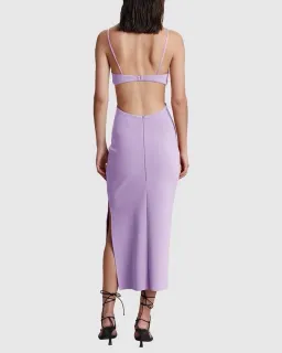 Bec & Bridge Ella Midi Dress Purple Size 10 for rent on The Volte - image 3