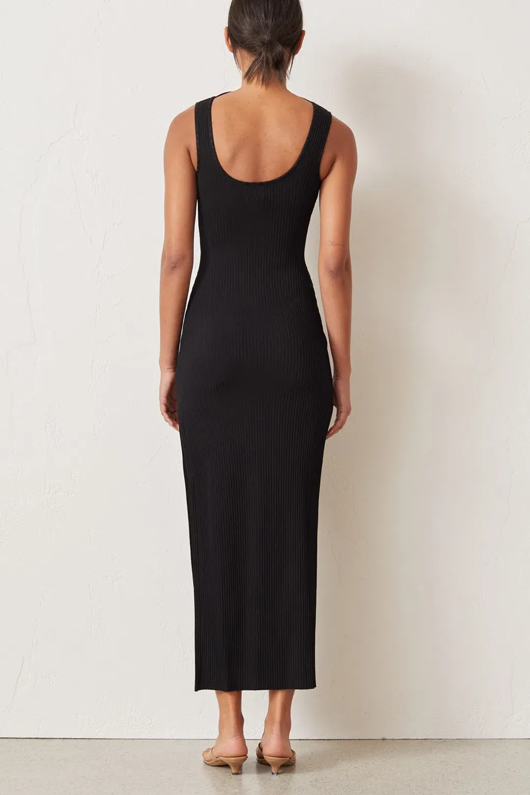 Bec and Bridge Noir Et Blanc Midi Dress Black Size 12 for rent on The Volte - main image