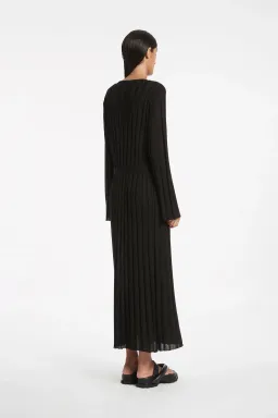 Sir The Label Basile Wrap Dress Black Size 3 / AU 12 for rent on The Volte - image 2