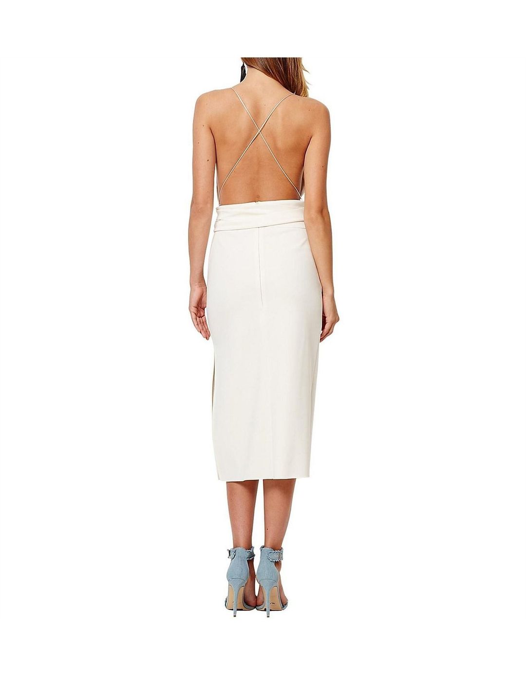 Bec & Bridge Boudoir Tie White Dress size 8 for rent on The Volte - main image