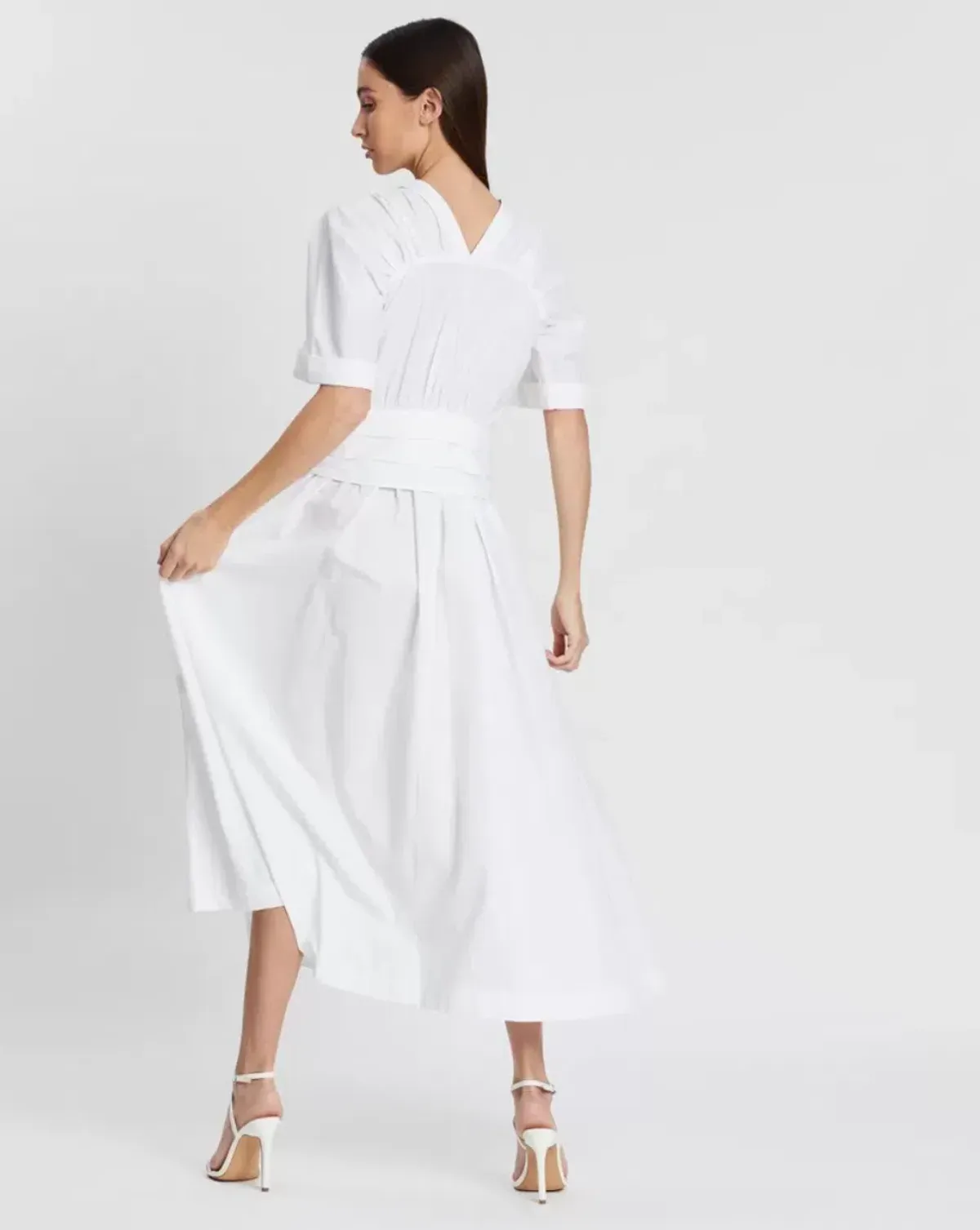 Bec & Bridge Surfari Midi Dress Ivory Size 10 - Image 3