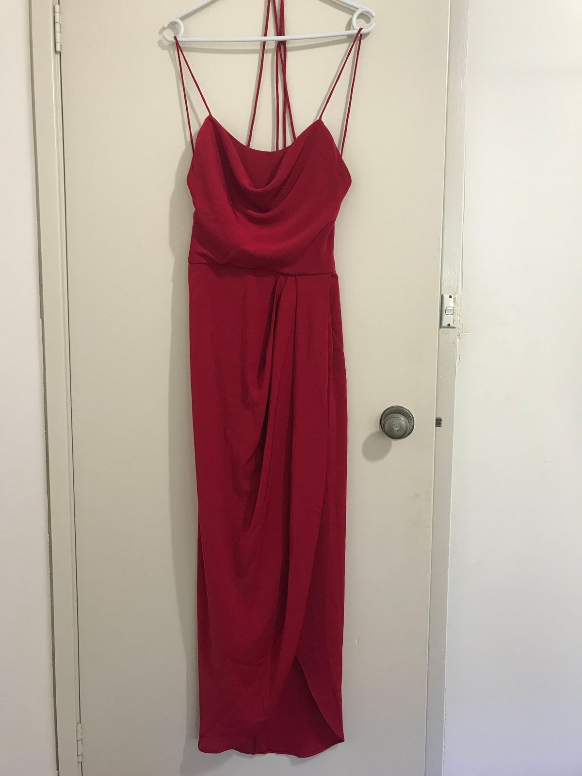 Shona Joy Lace up Cowl Dress Size 10 - Image 3