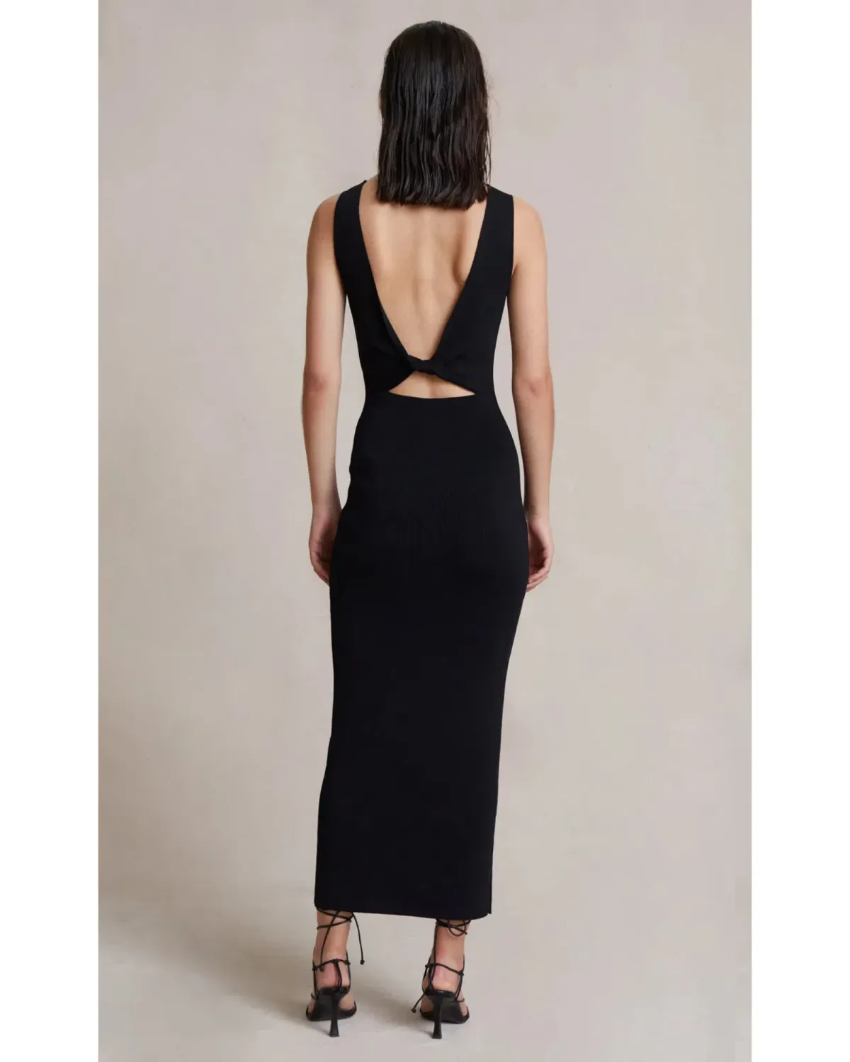 Bec & Bridge Sorbet Summer Midi Dress Black Size AU 8 - Image 3